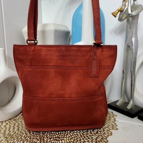 Vintage COACH Tribeca Tote In Copper 4393 - Picture 3 of 16